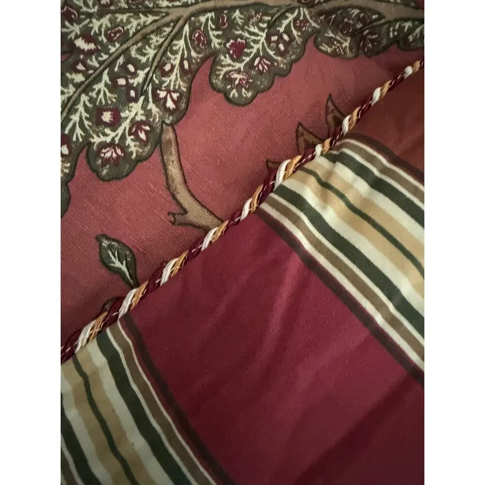 Raymond Waites Studio King Comforter Set Monkey Tropical Botanical Floral 4-Pc